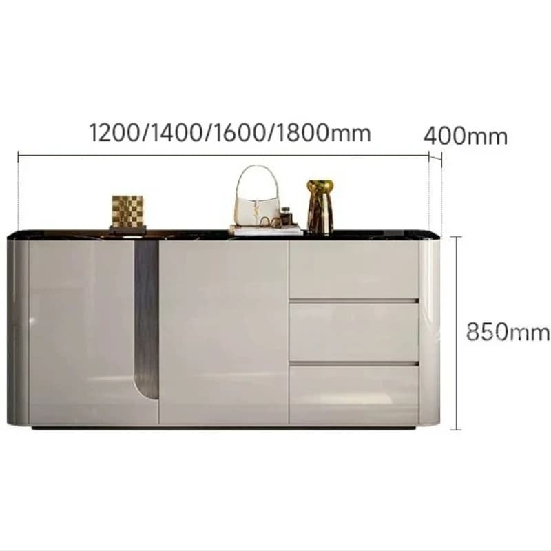 Organisateur de placard de luxe moderne, rangement minimaliste, armoire italienne, meubles de rangement polyvalents pour salon