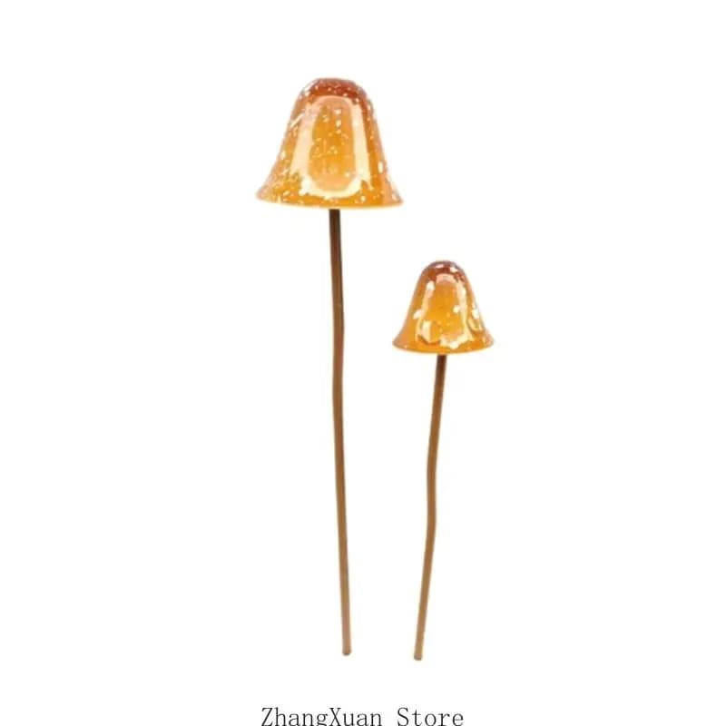 Paire piquets champignon jardin pour l'affichage pelouse les Zones d'utilisation cour 3XUF