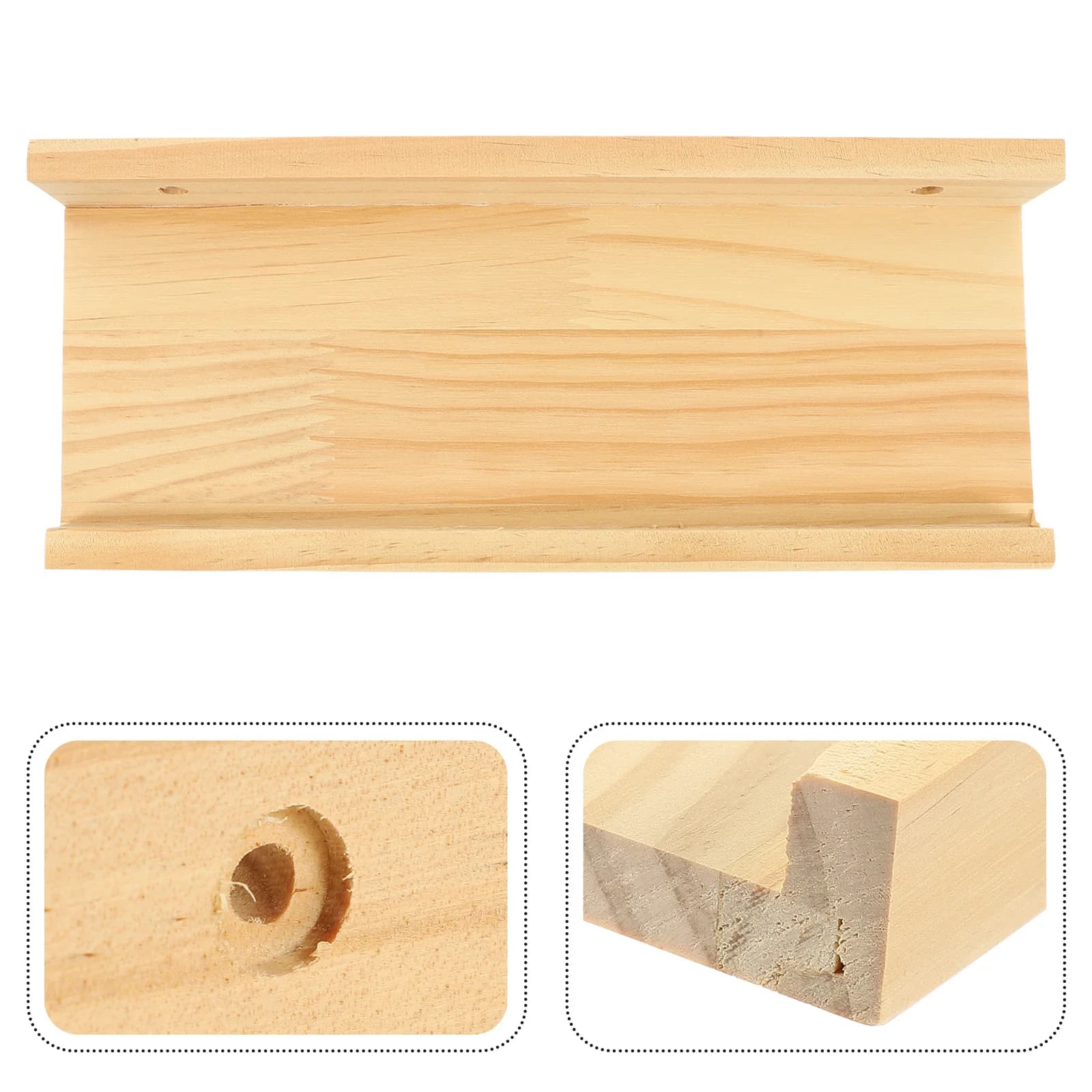 Étagère murale flottante en bois pour la maison, petite étagère flottante, présentoir de rangement pour chambre à coucher, organisateur de décoration de salle de bain