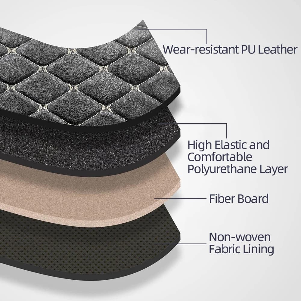 Boîte de rangement pour coffre de voiture, grande capacité, outils multi-usages, sac de rangement, organisation, tri, en cuir, pliable pour les urgences