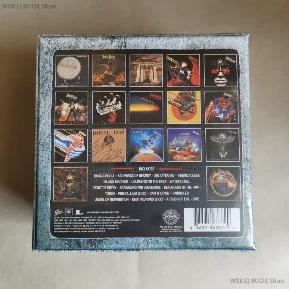 Le groupe britannique le plus influentiel du monde Bande de heavy metal Metal God Collection complète 19CD Collection Coffret cadeau CD de musique
