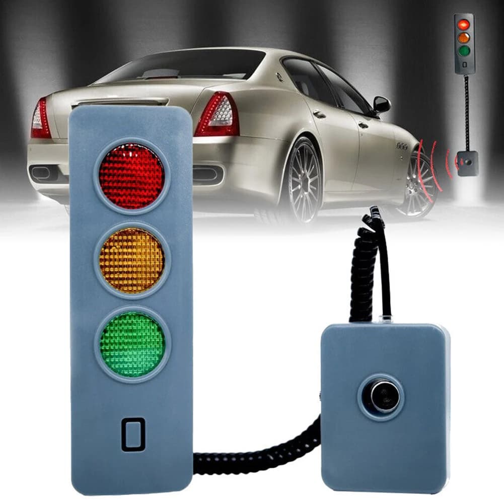 Capteur de guidage de voiture, dispositif de stationnement intelligent Anti-Collision pour Garage avec lumière tricolore, système de stationnement automatique, aide d'arrêt, fonctionne à piles