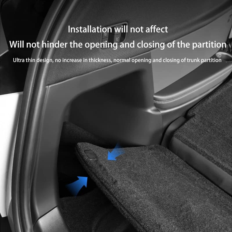 Pour Tesla Model YL Lancement 2026 – Kit de protection latérale de coffre arrière en TPE, couverture intégrale, plaques de protection latérales de coffre de voiture, tapis anti-salissure