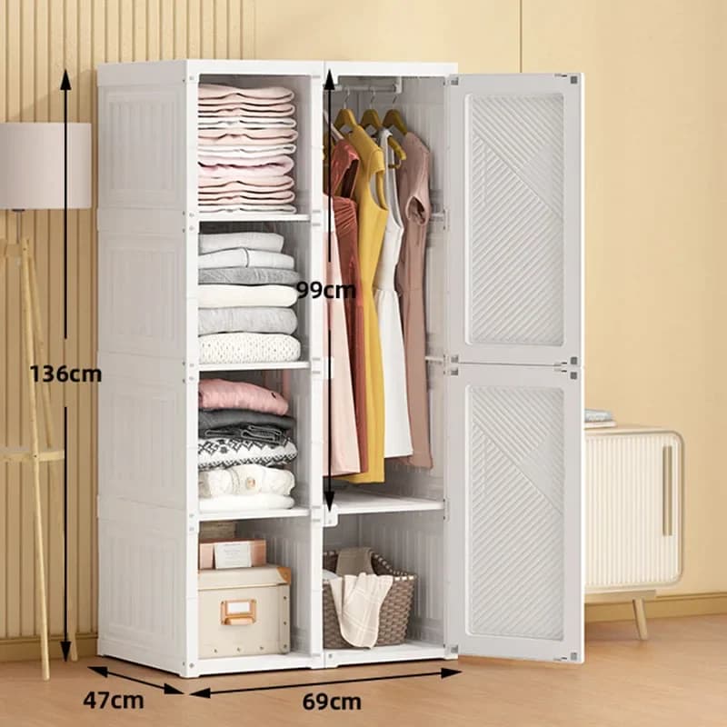 Organisateur de rangement pour placard de chambre, cubes de rangement pour vêtements, livraison gratuite, cloisons de placard, armoire portable, Guarda Roupa, mobilier de maison