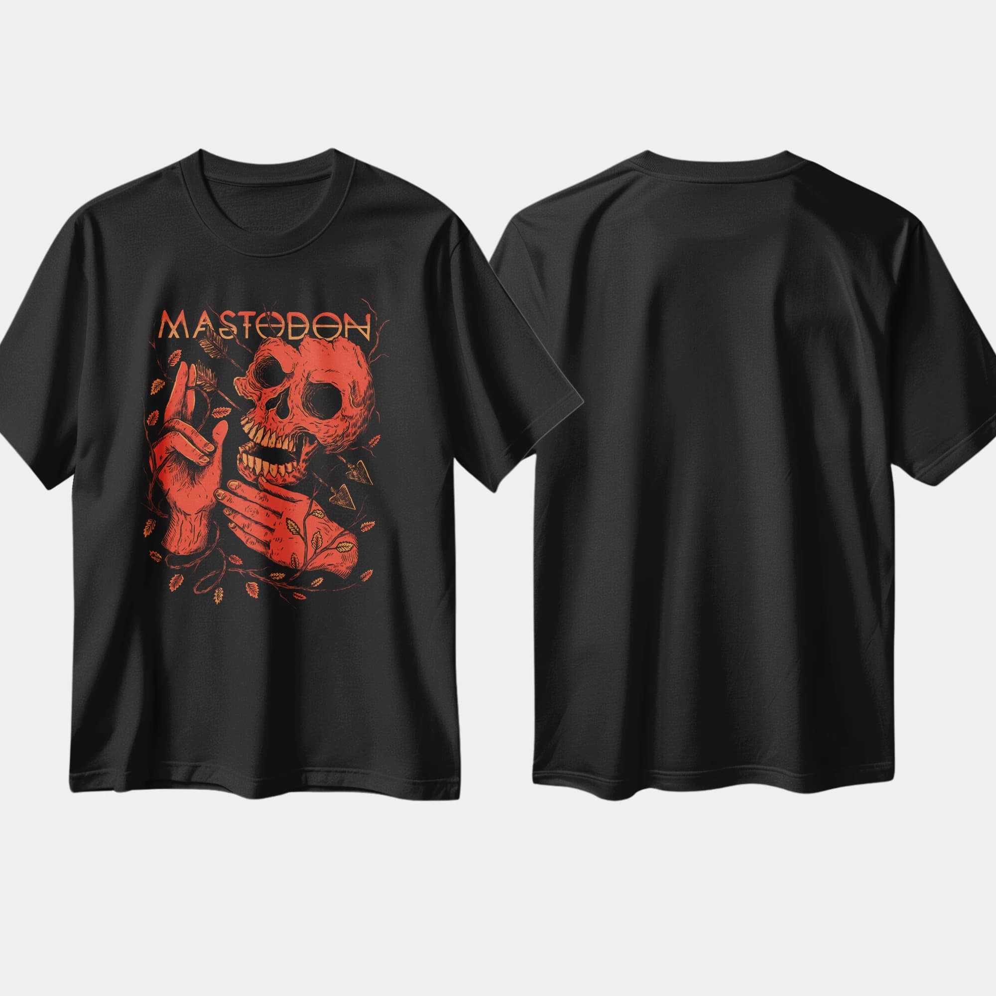 T-shirts Heavy Metal Band Rock pour Mastodons, 100% coton, col rond, chemise à manches courtes