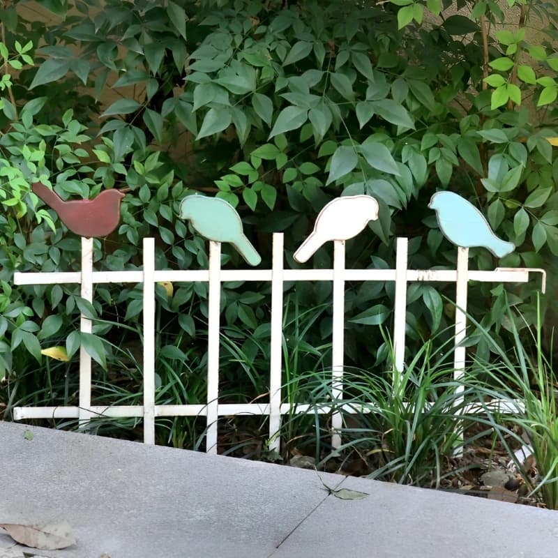Clôture de jardin en fer, bordure de pelouse décorative pour lits de fleurs, Patch de légumes rustique, barrière, cloison de cour de chalet, clôture de plante