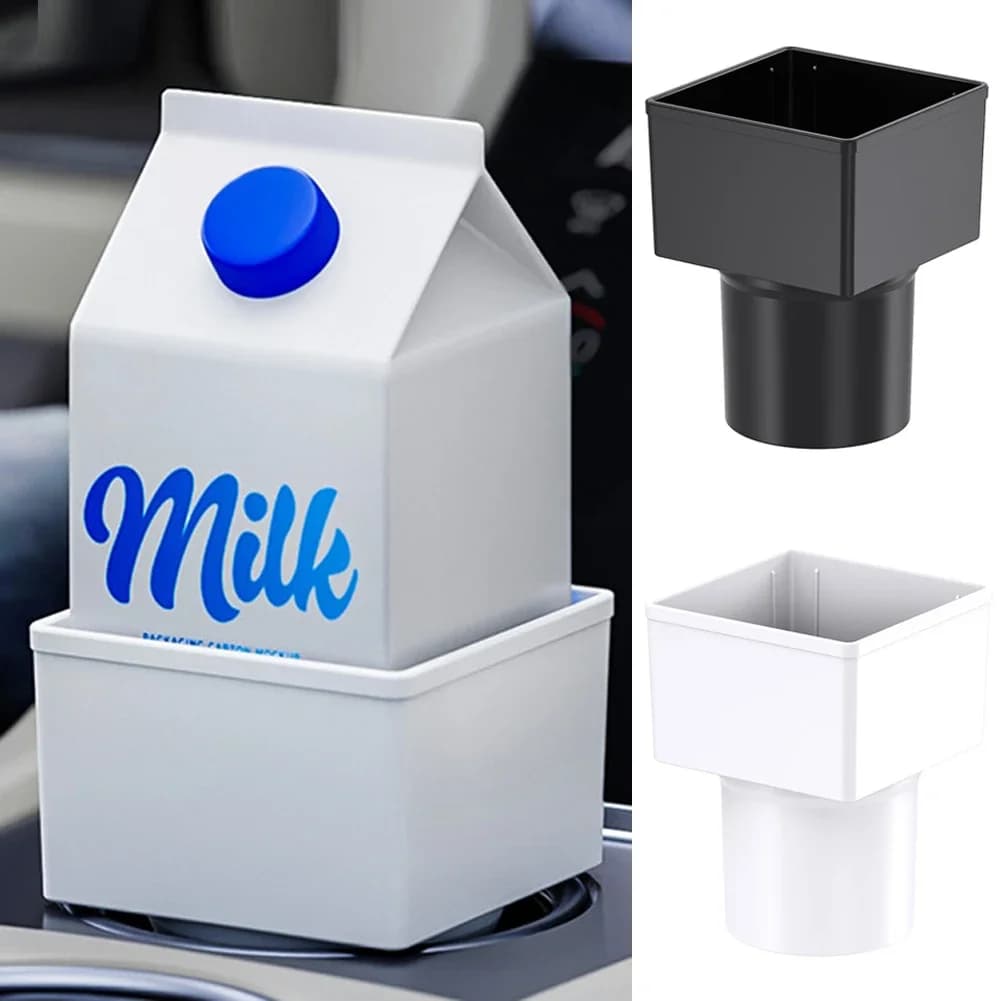 Boîte de rangement de contrôle central de voiture, conteneur carré en plastique PP, porte-gobelet, Console de poche, organisateur de poche, collecteur de pièces de monnaie