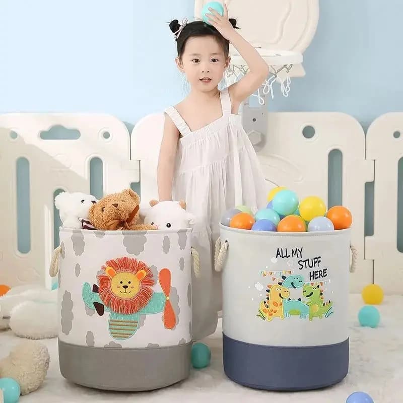 Mir de rangement pliant pour linge, armoire en tissu, bureau, chambre à coucher, Cisco, jouets, panier à linge avec poignée