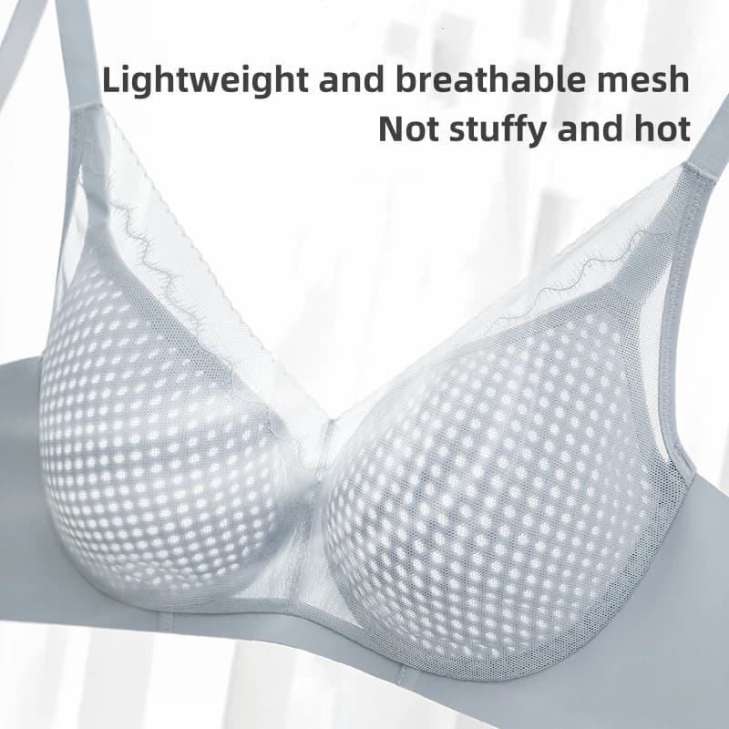 Soutien-gorge grande poitrine pour femme, soutien-gorge léger, respirant, sans couture, soutien doux, collection de seins, anti-affaissement, OWD6105