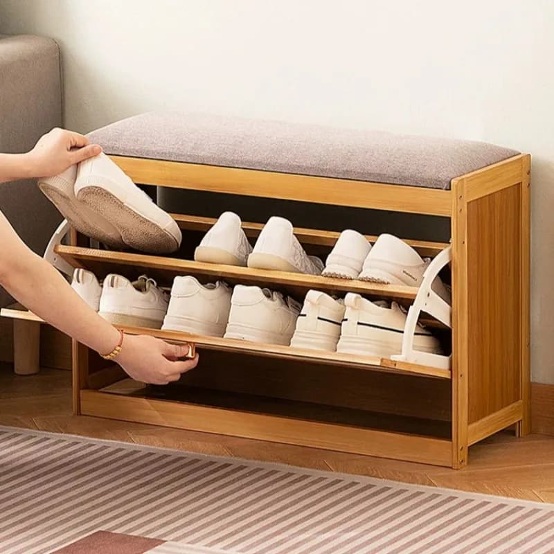 Étagère à chaussures peu encombrante, organisateur de rangement, design pour entrée, multifonction, minimaliste, vertical, accessoires pour la maison