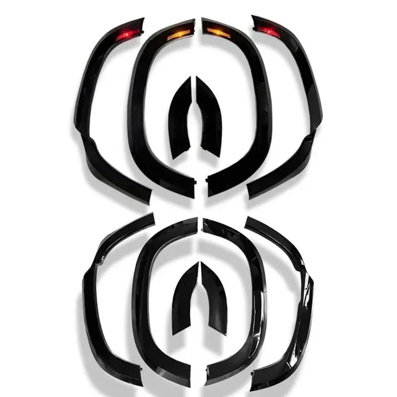 Dernier design durable Defender L663 20-25 90/110, extensions d'ailes élargies avec LED, élargisseurs de passage de roue modifiés spéciaux