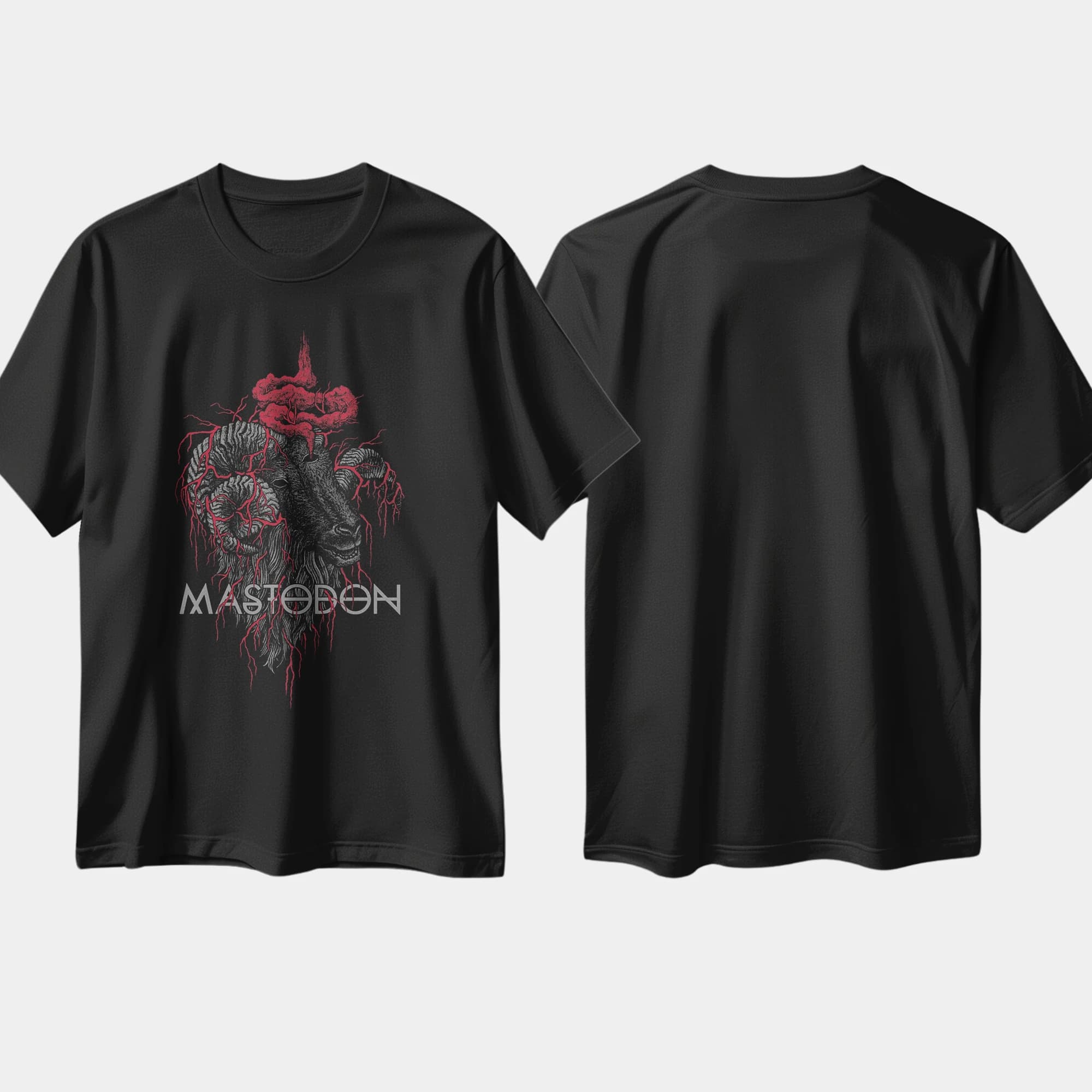 T-shirts Heavy Metal Band Rock pour Mastodons, 100% coton, col rond, chemise à manches courtes