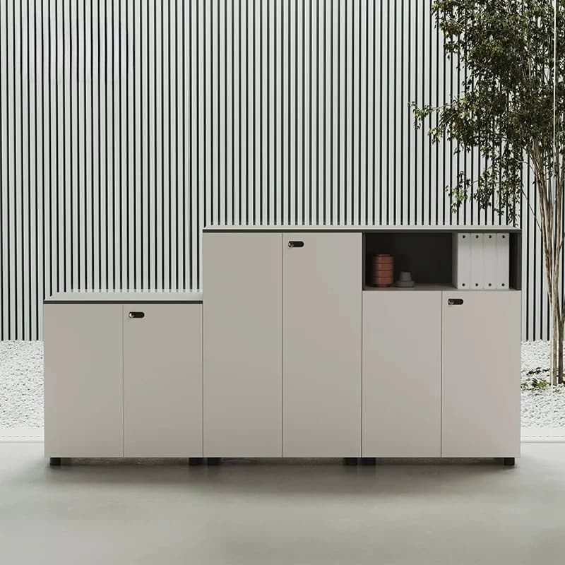 Armoires de classement, casiers de bureau, armoires de rangement, armoire à dossiers simple et moderne, armoire à dossiers en bois avec cloisons, meubles pour bureaux