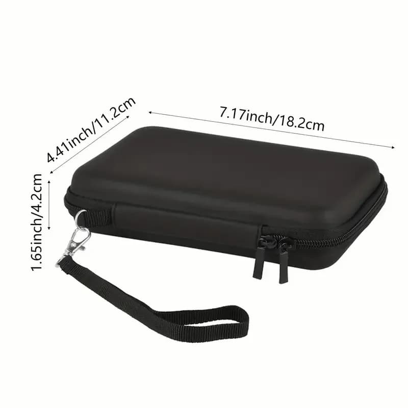 Boîte de rangement de mallette de transport pour NEW3DS XL, NEW3DS LL, 3DS XL et 3DS LL, sac de rangement pour console