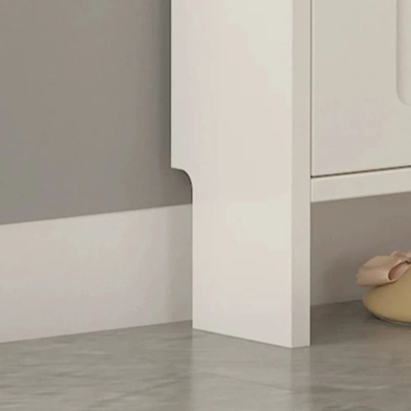 Meuble à chaussures de luxe compact avec couvercles, organisateur de chaussures économique avec séparateurs, mobilier de maison