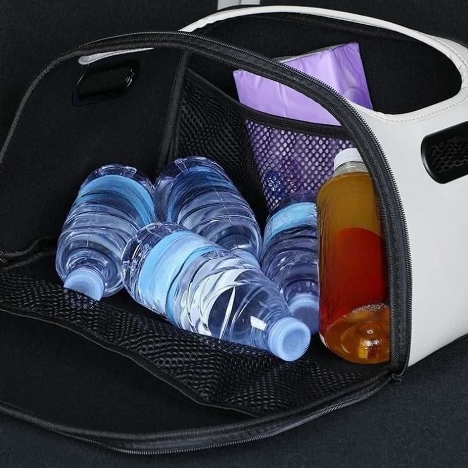 Organisateur de coffre de voiture avec poche intégrée pour camion, SUV, camping-car, berline, intérieur de voiture, universel, grande capacité, organisateur de coffre, outil