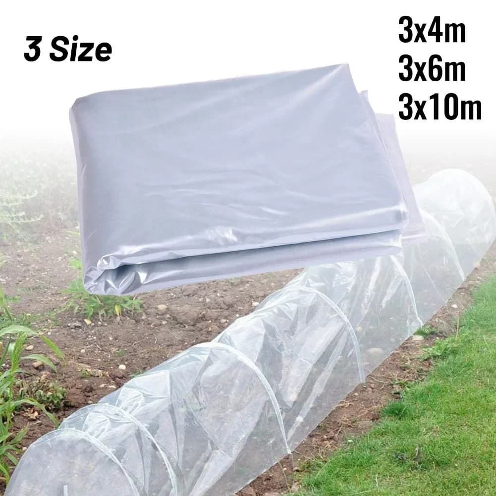 Feuille de plastique en polyéthylène transparent, couverture de matériel de bricolage pour jardin, Film de Culture pour serre, maison de fleurs, étanche à la pluie et à la poussière