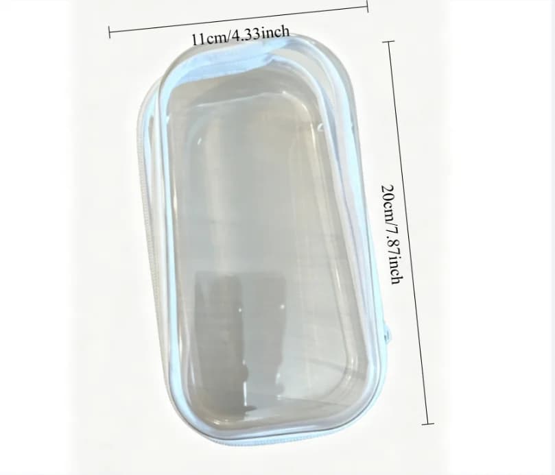 1 boîte de rangement rigide transparente avec fermeture à glissière - Organisateur de jeux de société en plastique durable, adapté aux jeux, aux puzzles