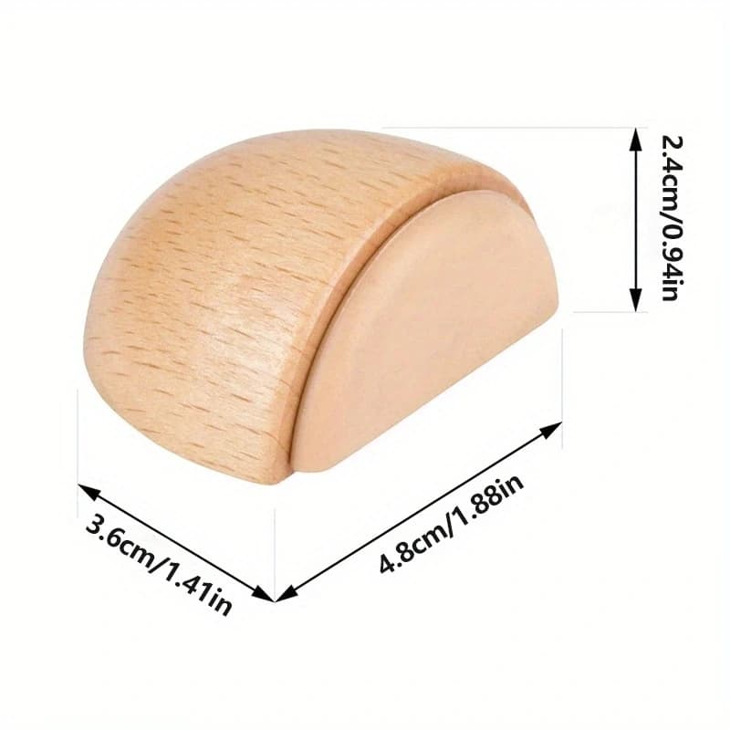Butoir de porte en bois 1 pièce, cales de porte antidérapantes en bois massif, robuste et Durable, bouchon adapté au fond de porte