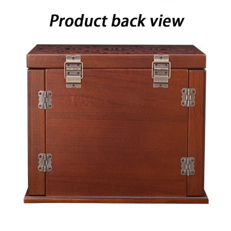 Boîte à bijoux en bois MELBox pour femme, grand présentoir à colliers, boîtes de rangement pour bracelet, conteneur à matiques, porte-bijoux, cadeau d'évaluation