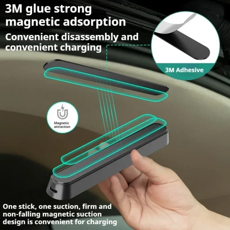 Lumière de capteur de coffre de voiture pour capot de plancher, aste par USB, barre lumineuse à induction automatique, lampe magnétique à mode de détection mauale