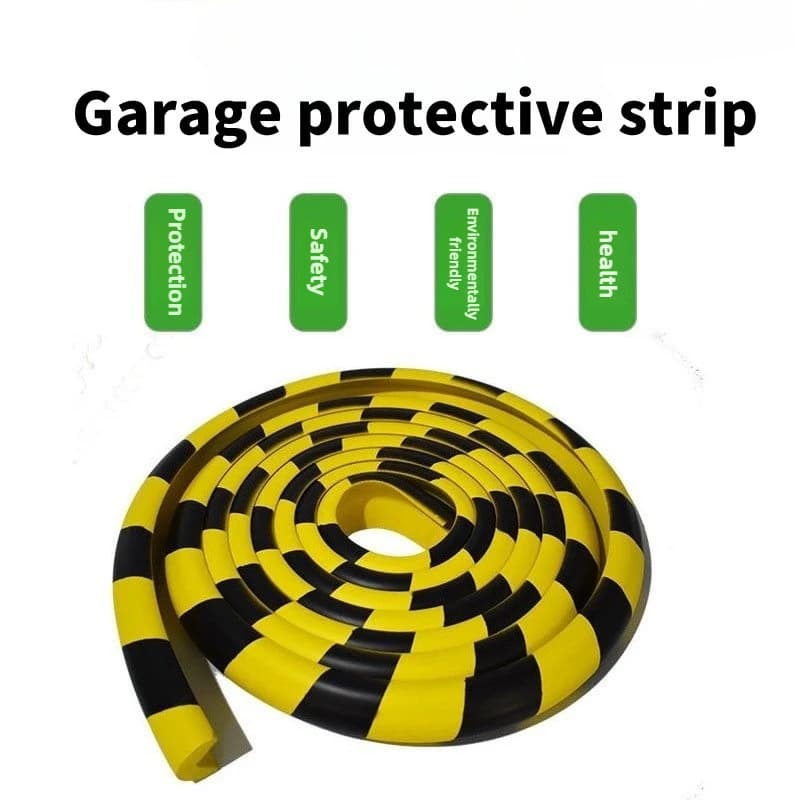 Bandes de Protection murale de pilier de Garage, 5M, avertissement de sécurité pour Parking, coin de porte de voiture, autocollants de Protection Anti-Collision