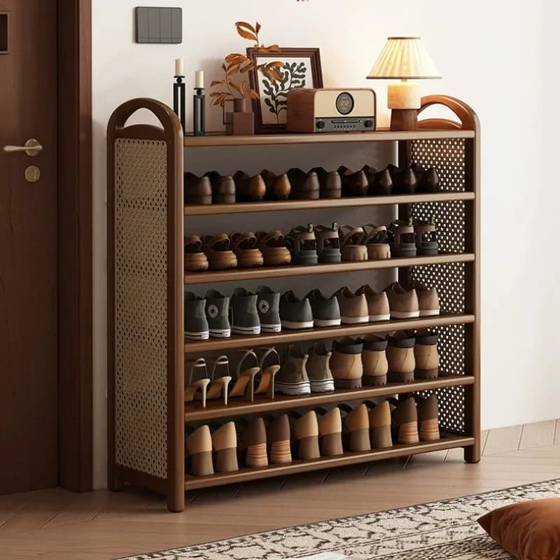 Organiseurs de chaussures pour couloir étroit, étagère de rangement gain de place, range-chaussures de luxe, designs robustes, accessoires de mobilier domestique