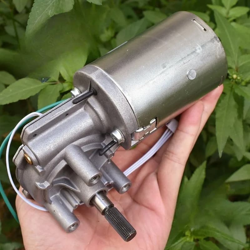 Porte de garage à bras oscillant, porte télécommandée, ouvre-porte électrique, moteur, DC24V, haute précision, moteur réducteur à vis sans fin