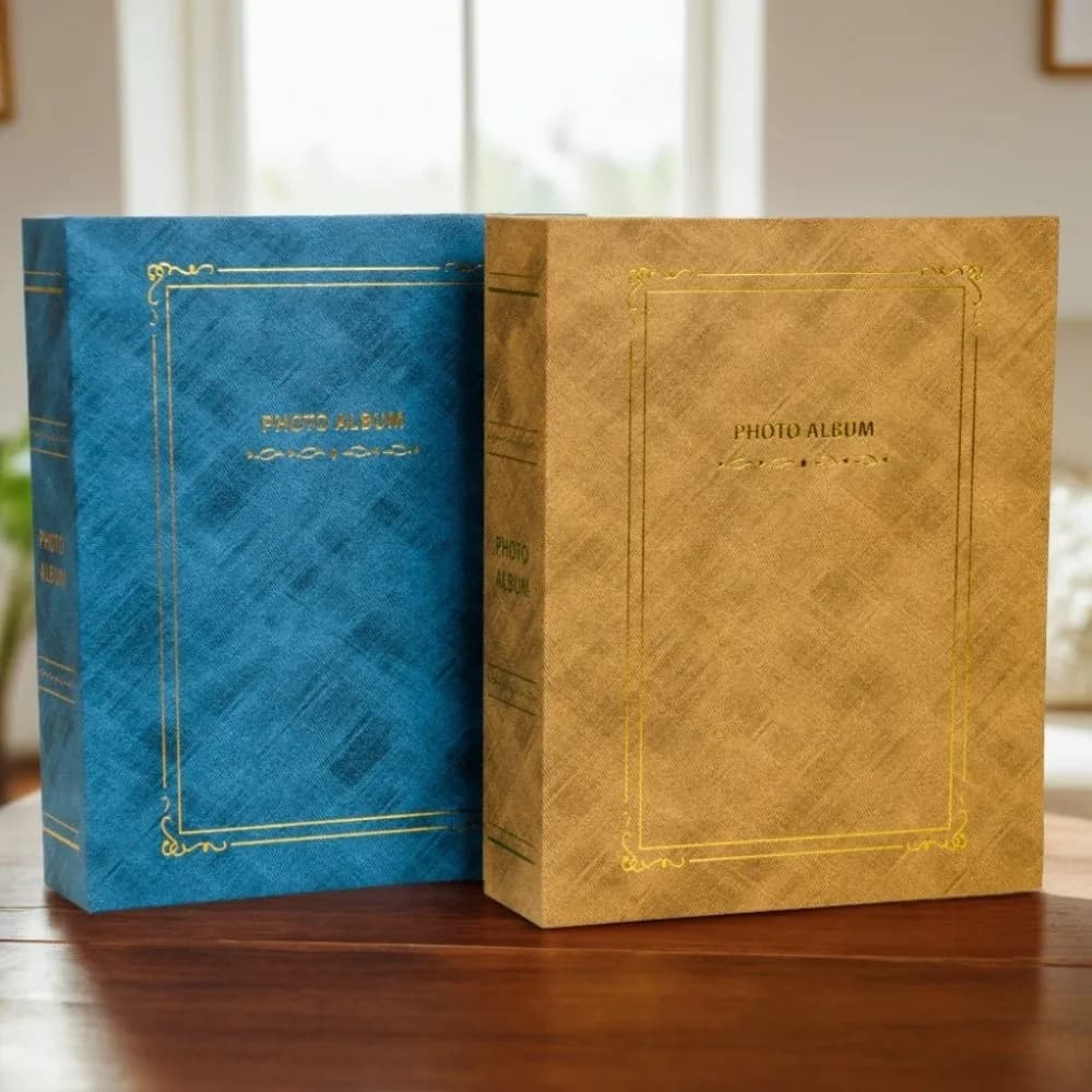 Album de rangement en tissu imprimé pour photos 4R 6 pouces, 200 pochettes, livre d'images, rangement de photos de famille, rangement de photos à domicile
