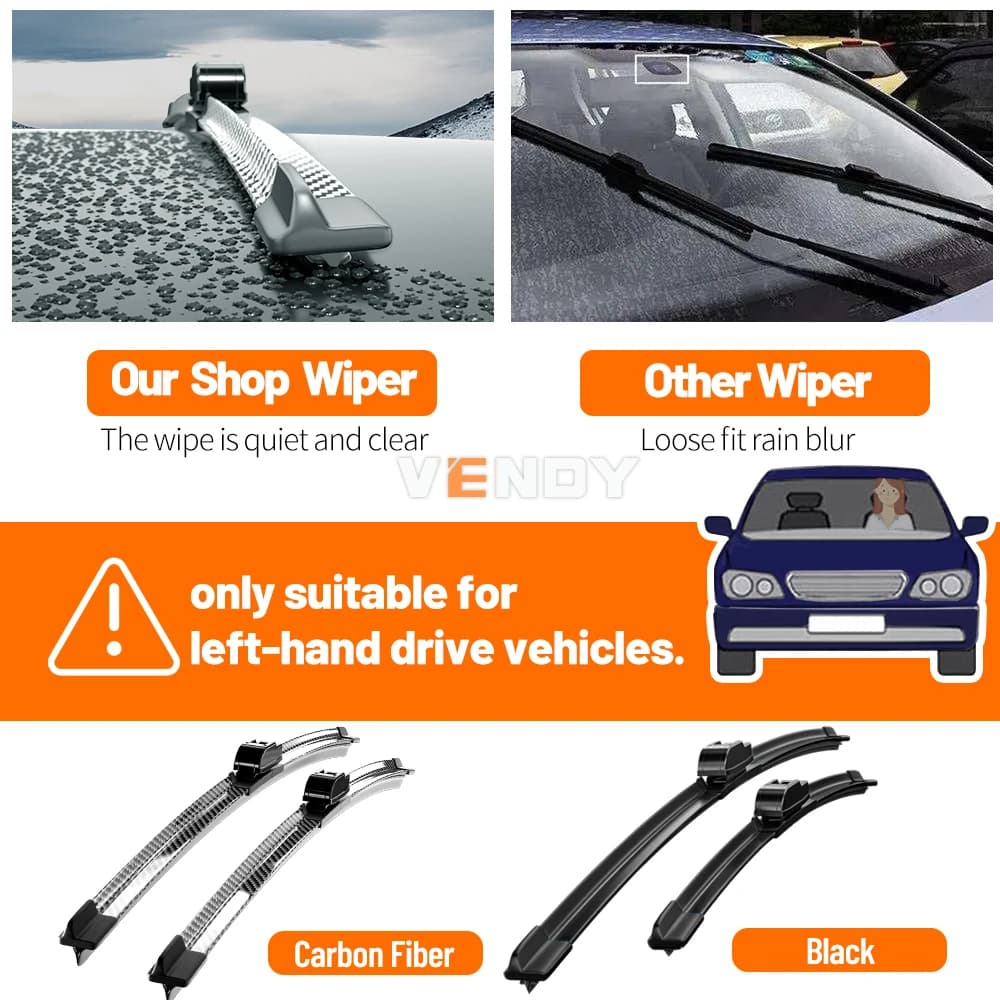 Pour Land Rover Range Rover Sport Evoque Velar 2002-2023 2010 2011 2017 2018 2 pièces balais d'essuie-glace avant essuie-glaces