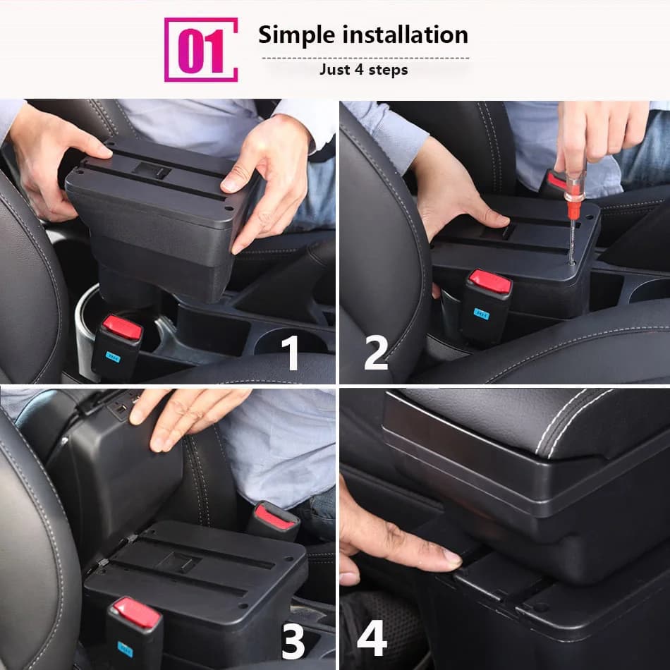 Accoudoir de voiture pour Seat Ibiza, boîte de rangement automatique, rénovation d'accessoires d'intérieur de voiture, pour Seat ARONA IBIZA 6L 6J 2017 – 2025