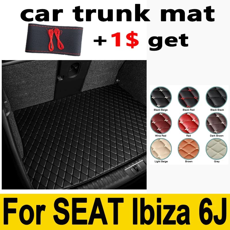 Coussin de rangement pour coffre de voiture, étanche, polymères de voiture dédiés, accessoires de voiture, l'offre emIbiza 6J 6P MK4 2008 ~ 2017