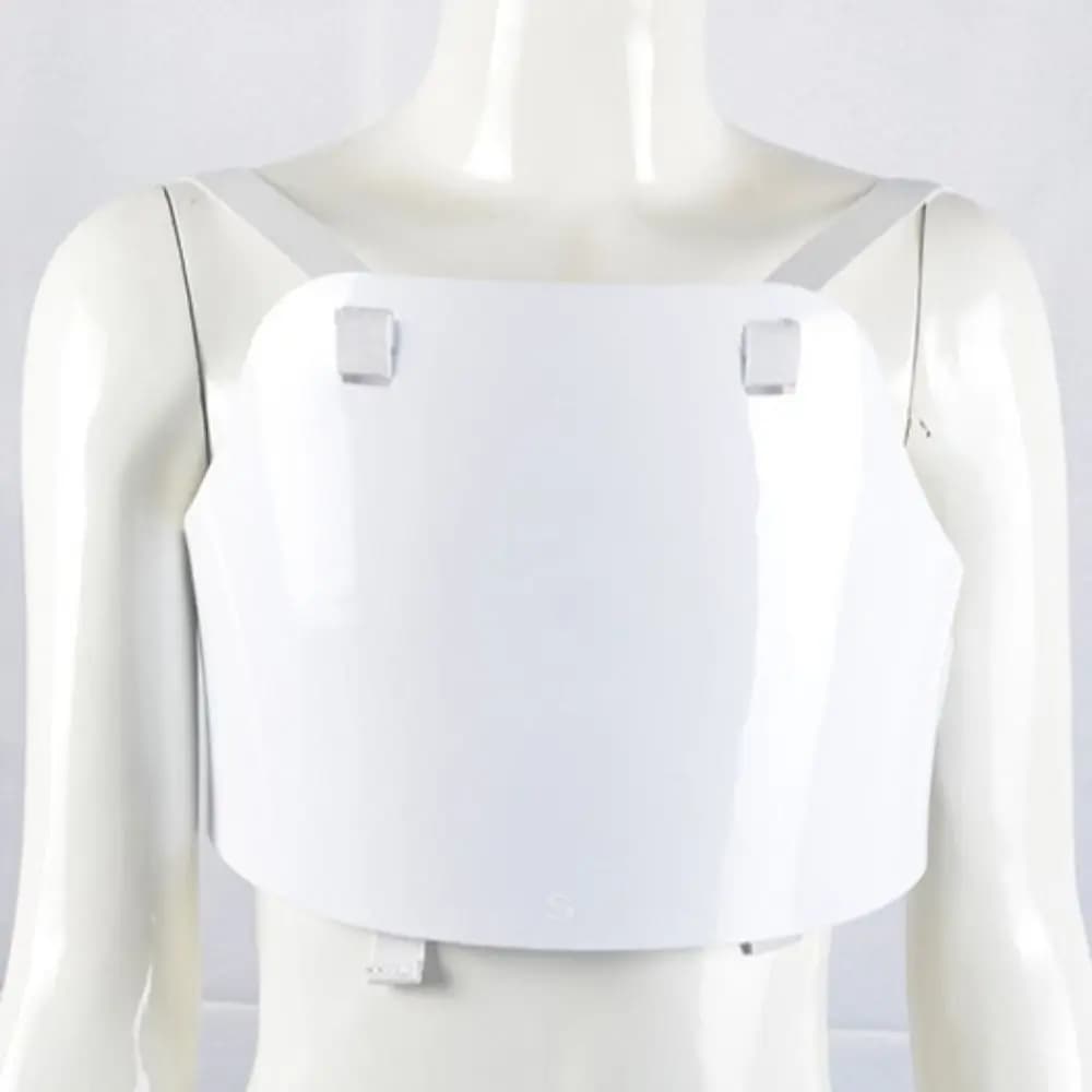 Protection de poitrine d'escrime durable XS-XL unisexe, gilet de protection blanc pour adultes, équipement d'escrime