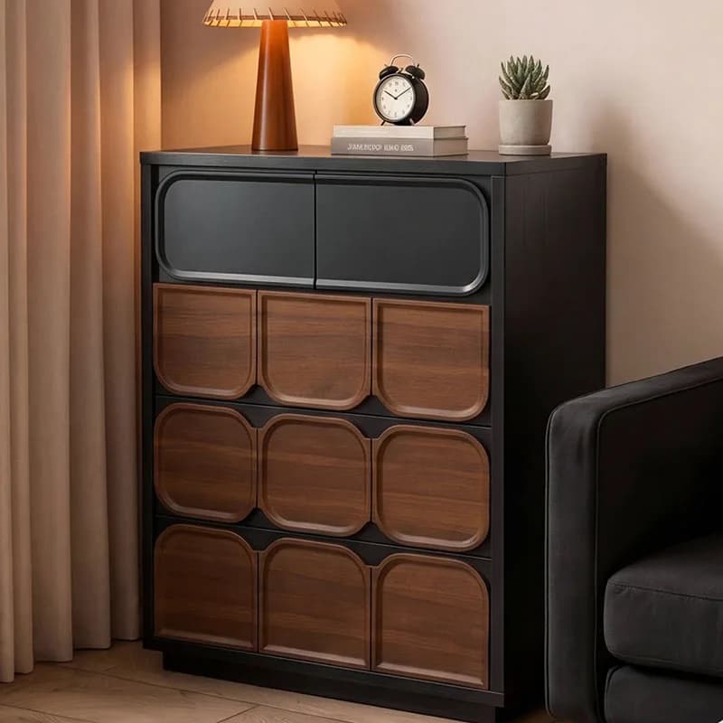 Meubles de salon d'angle nordiques : Armoires de rangement, présentoirs, organisateurs, meubles de rangement pour le salon, meubles de rangement et de décoration, suite de meubles de salon
