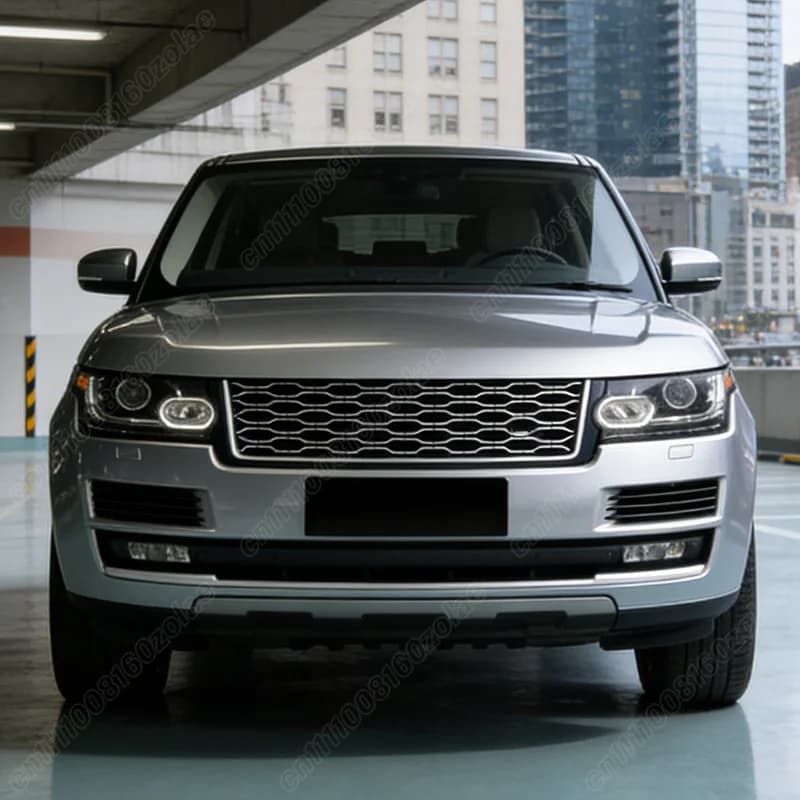 Pour Land Rover Range Rover Vogue 2013 2014 2015 2016 2017 2018 2019 Kit De Modification Du Corps Du Couvercle De Protection Du Radiateur De Course De Sport