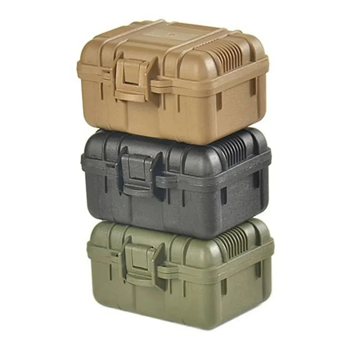 Boîte de 1 pièce avec mousse antichoc - Peut être utilisée pour le stockage extérieur de certains objets fragiles, tels que les appareils photo, les jumelles, les petits outils.