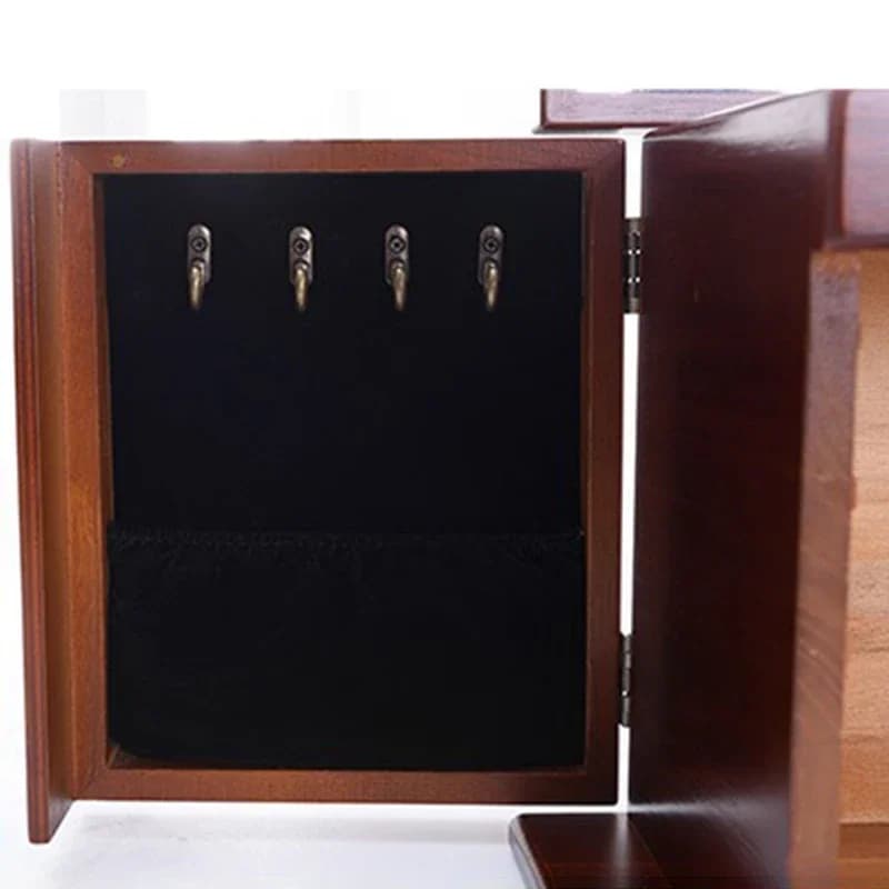 Boîte à bijoux en bois MELBox pour femme, grand présentoir à colliers, boîtes de rangement pour bracelet, conteneur à matiques, porte-bijoux, cadeau d'évaluation