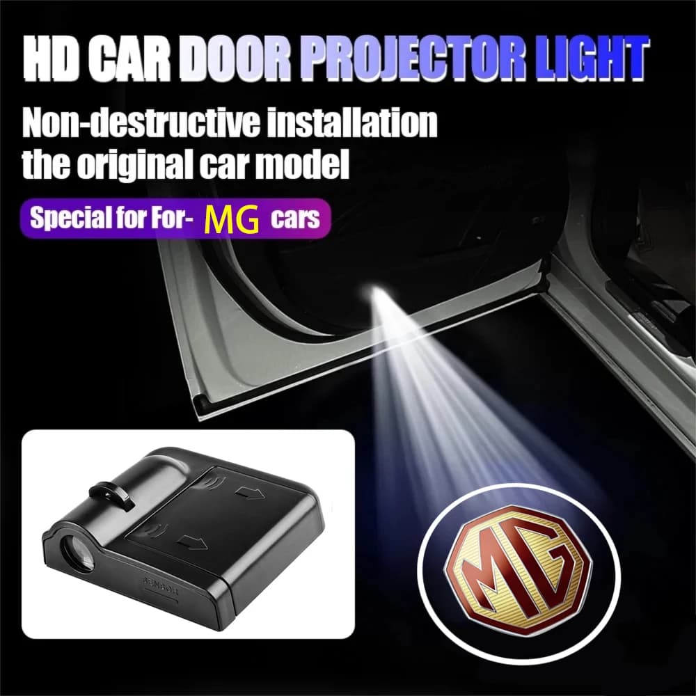 Logo de style de voiture LED porte de voiture lumière de bienvenue magnétique projecteur Laser lumière pour Morris Garages MG ZS GS EHS GT MG5 MG7 HS EZS MG3