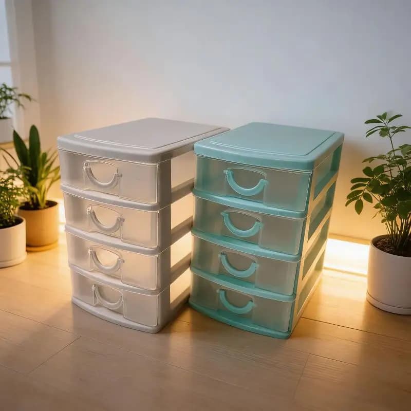 Organisateur de bijoux à 4 niveaux avec système de tiroirs pour une organisation sans effort dans les chambres