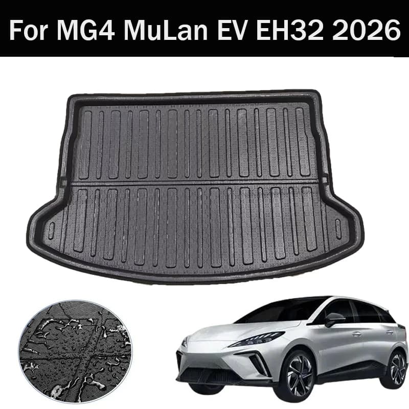 Pour MG4 MuLan EV EH32 2026, pièces de rechange dédiées pour l'intérieur, tapis de coffre de voiture