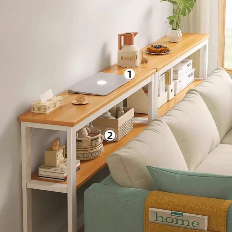 Support de rangement arrière pour canapé, Table à espace murale, organisateur de rangement arrière de canapé Simple, chevet et pied de lit, armoire à espace étroit