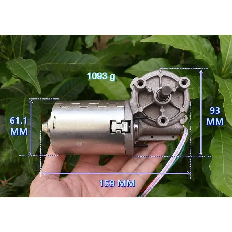 Porte de garage à bras oscillant, porte télécommandée, ouvre-porte électrique, moteur, DC24V, haute précision, moteur réducteur à vis sans fin