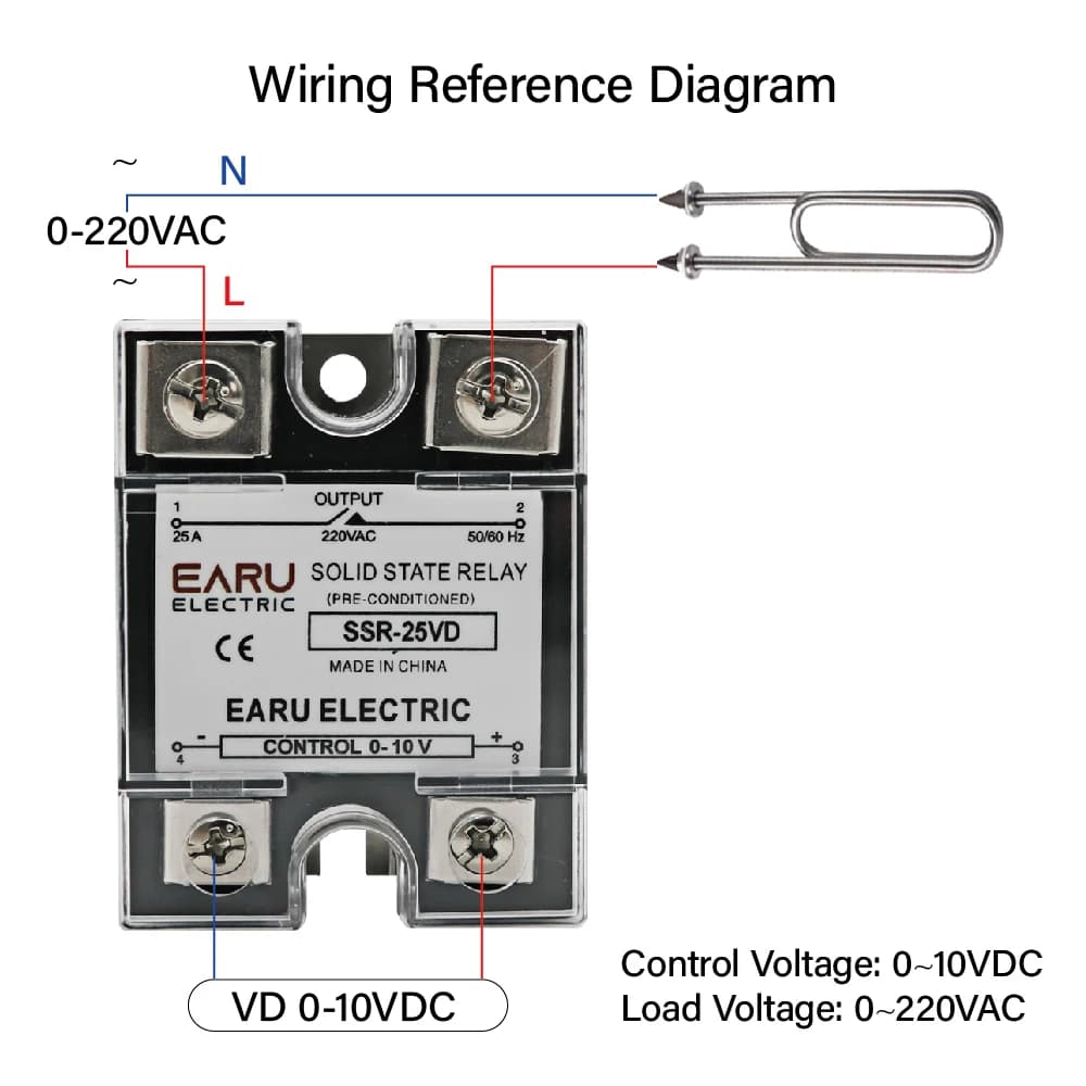 SSR-10VD SSR-40VD SSR 25A 80A 100A Monophasé Solid State Citations Tension Sotchi Tech Entrée 0-10V Sortie 220ylique religions