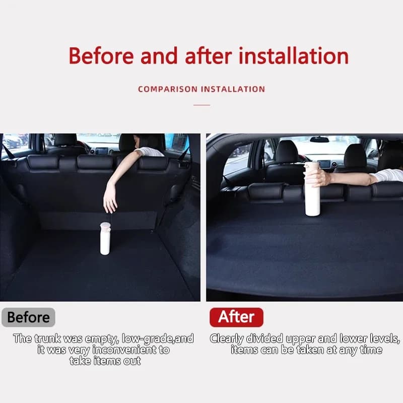 Pour mercedes-benz GLA X156 MK1 1th 1Gen 2014 ~ 2020 2015 couverture de coffre de voiture organisateur de bagages arrière rideau bouclier rétractable
