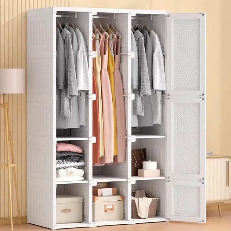 Organisateur de rangement pour placard de chambre, cubes de rangement pour vêtements, livraison gratuite, cloisons de placard, armoire portable, Guarda Roupa, mobilier de maison
