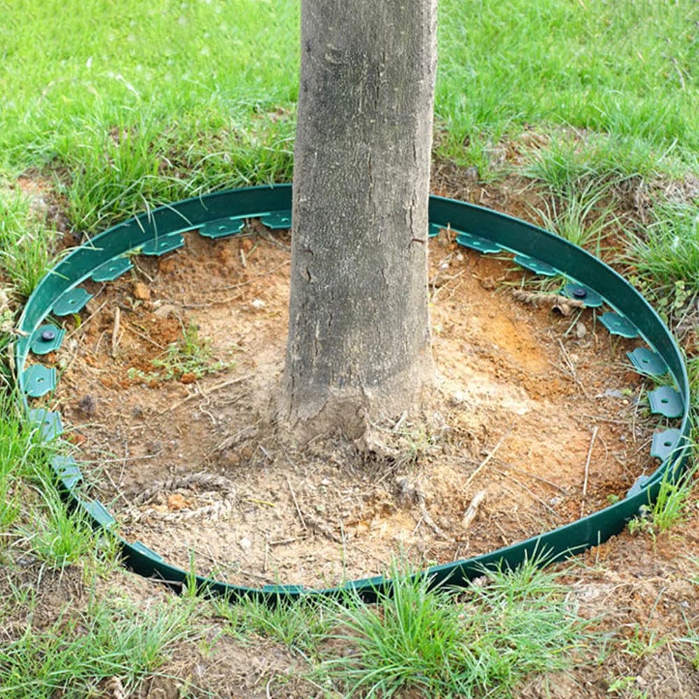 Kit de bordure de paysage de 10M, barrière de jardin fixe, bordure en plastique pour pelouse, bordure de jardin, bobine pour pelouse, cour, voie