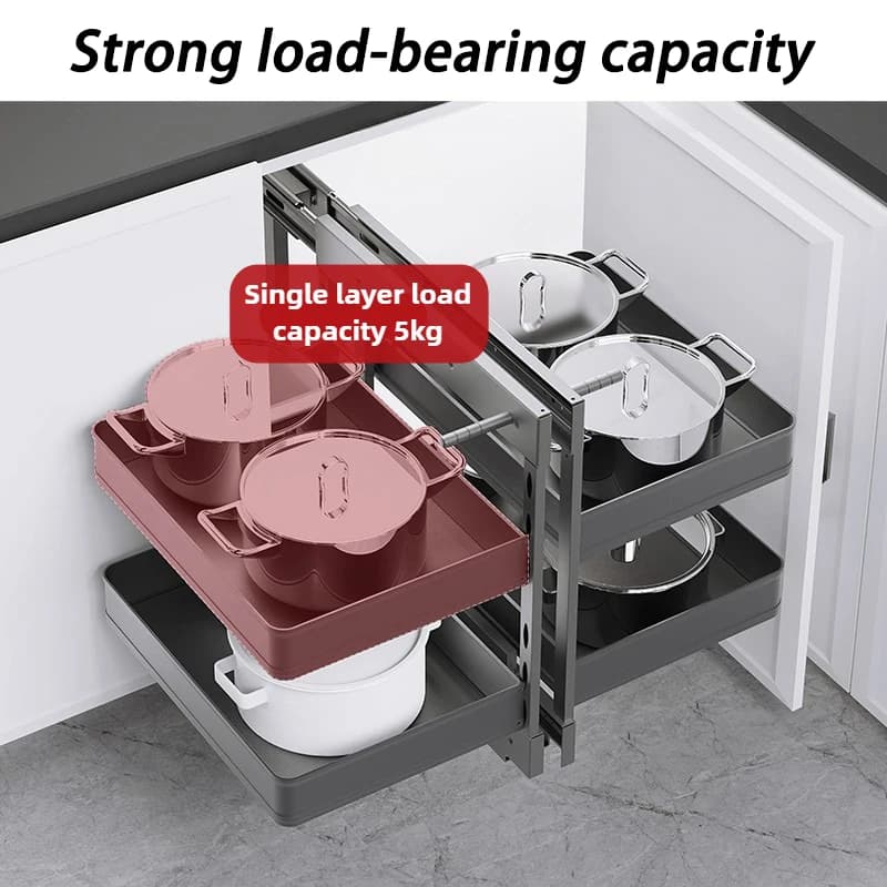 Panier de traction d'angle, supports de rangement réglables, Organization de vaisselle de cuisine, paniers de rangement modernes, accessoires pour la maison