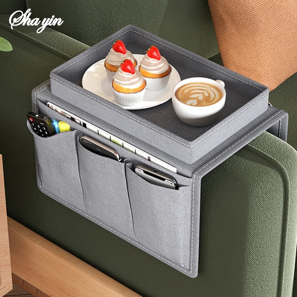 Sac de rangement pour canapé, sac suspendu pour accoudoir de canapé, sac de rangement pour télécommande, sac de rangement pour la maison