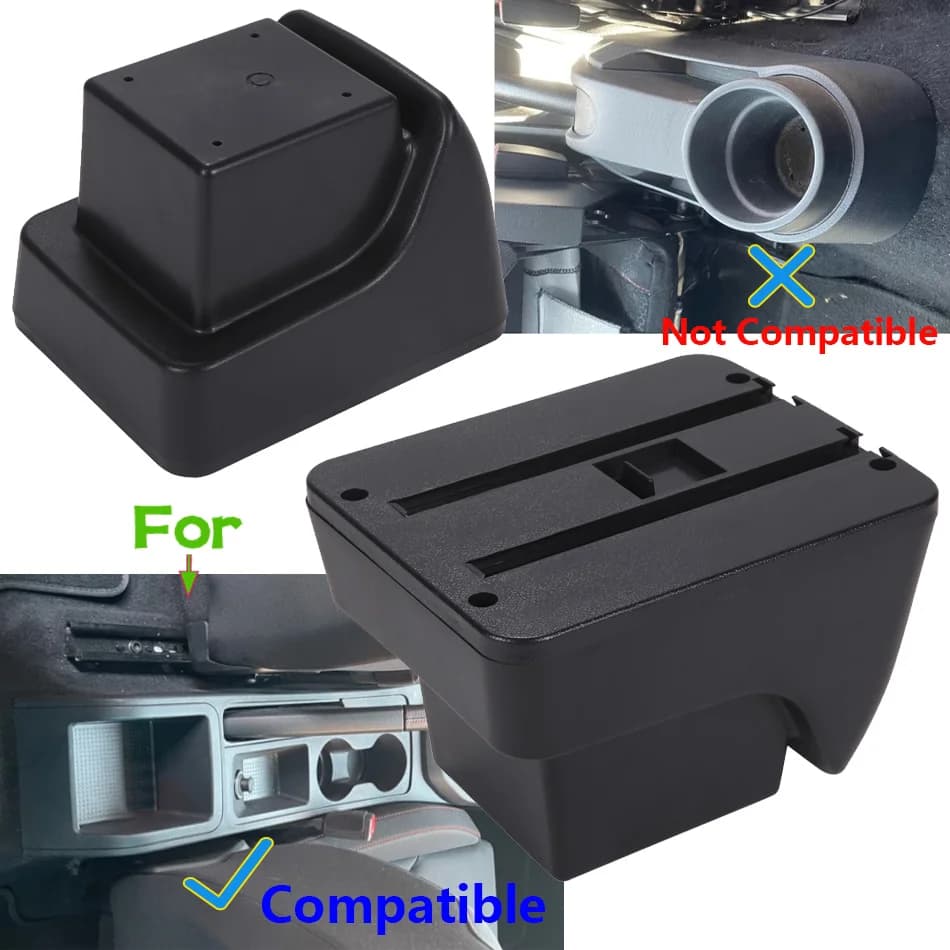 Boîte d'accoudoir pour Seat Ibiza 6J Ibiza 6L, 2018-2025, Boîte de rangement automobile, Accessoires intérieurs de voiture, Rétrofit