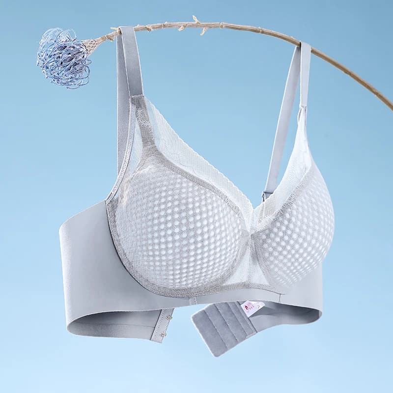 Soutien-gorge grande poitrine pour femme, soutien-gorge léger, respirant, sans couture, soutien doux, collection de seins, anti-affaissement, OWD6105